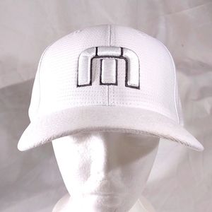 Travis Mathew White on White Flex Fit L-XL Hat
